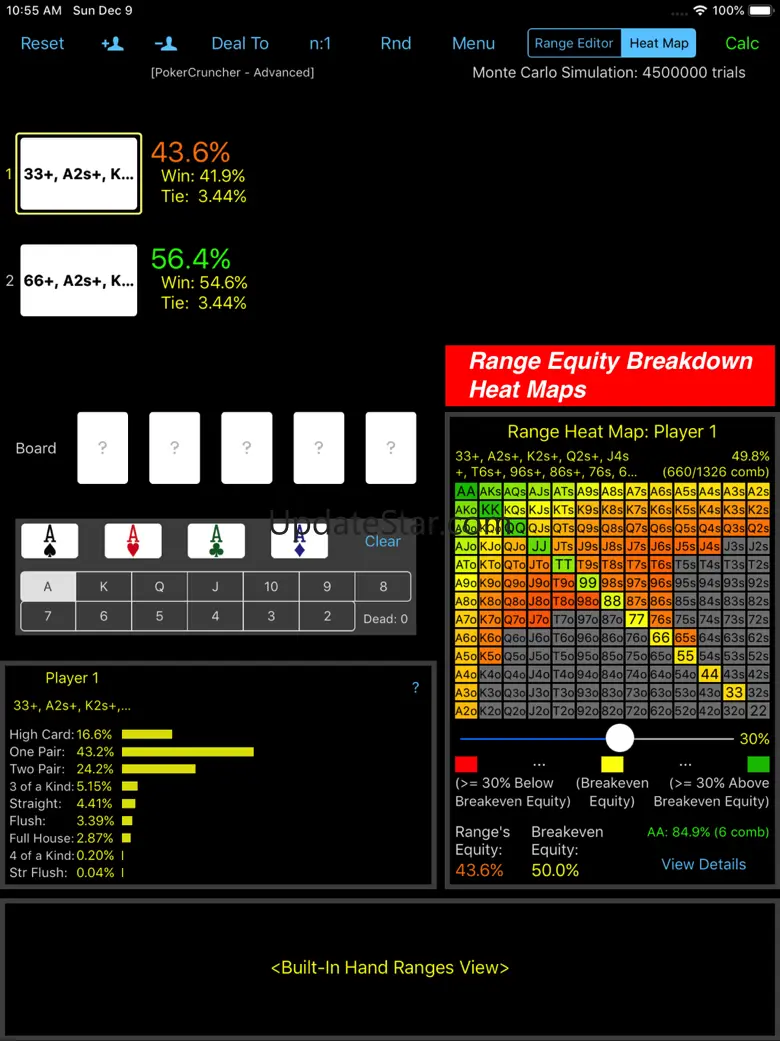 PokerCruncher for iPad - Adv 16.1.1