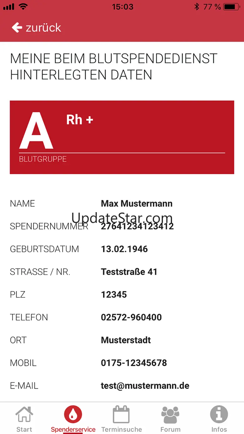 Blutspende 2.2.1