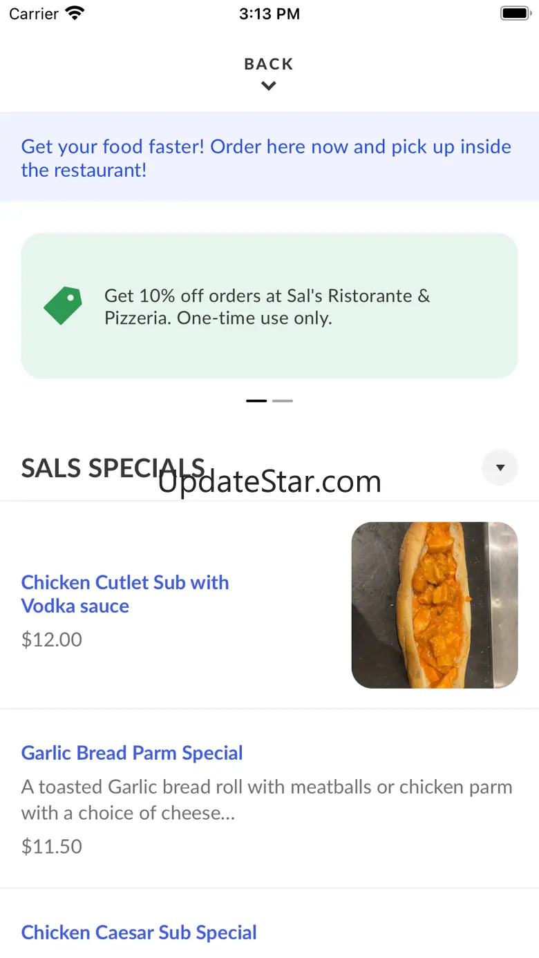 Sal's Ristorante & Pizzeria 3.24.0