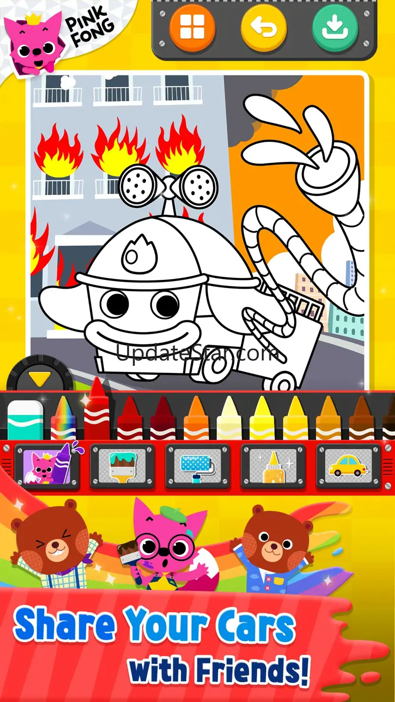 Cars Coloring Book PINKFONG 6.1