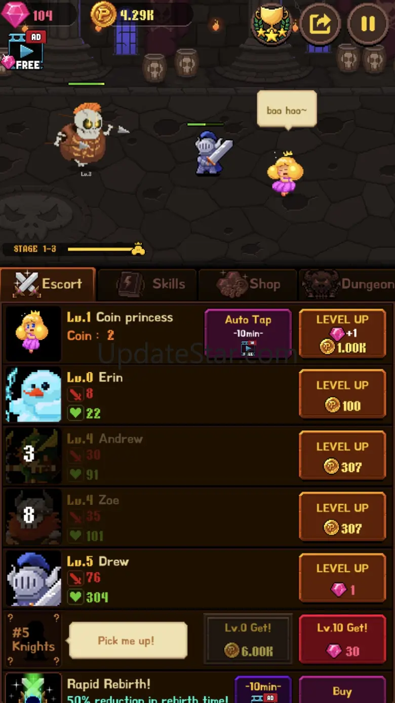 Coin Princess : Tap Retro RPG 2.1.5