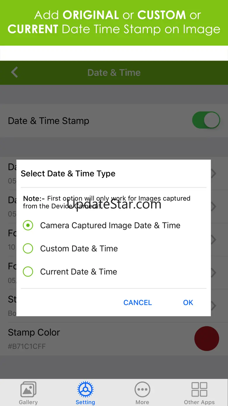 Add Text & Timestamp to Photos 1.2.11