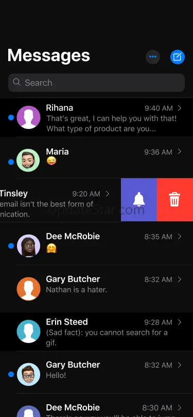 AI Messages OS 17 - Messenger 15.5.9