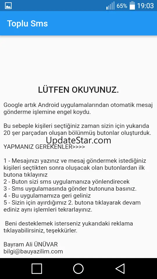 Bulk Message Sending - SMS 3.6.420
