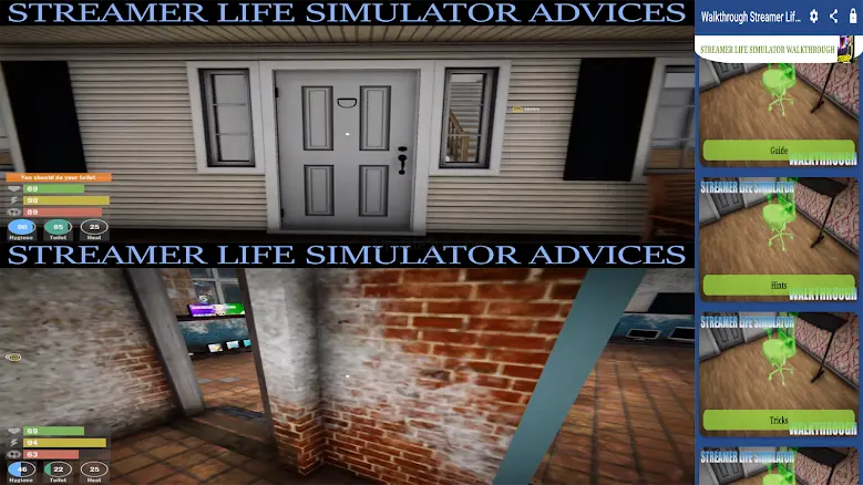 Walkthrough Streamer Life Simu 1.0