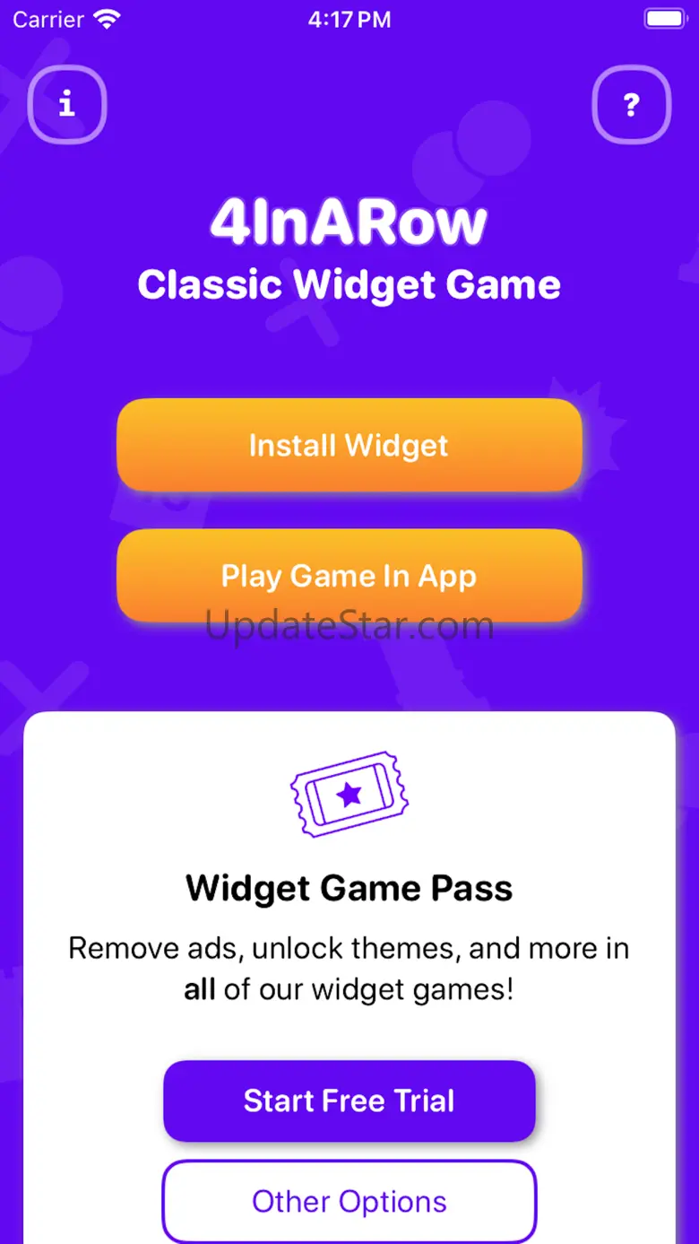 4 In A Row Classic Widget Game 1.0.2