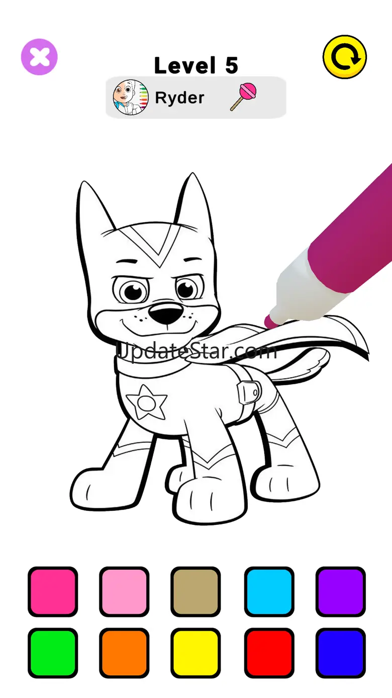 Paw Ryder Coloring Pups 1.0