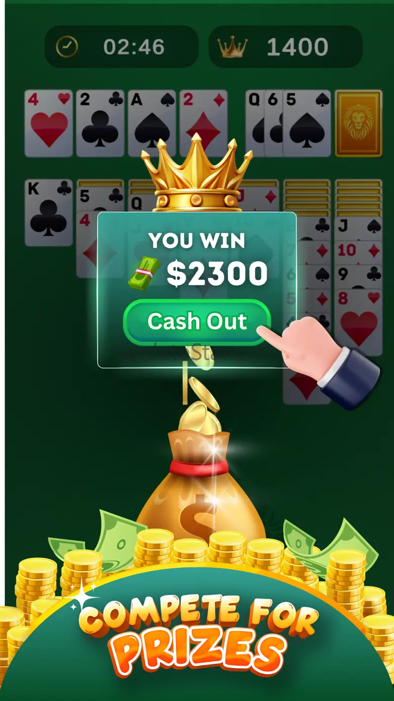 Solitaire Win Real Cash Skillz 1.3
