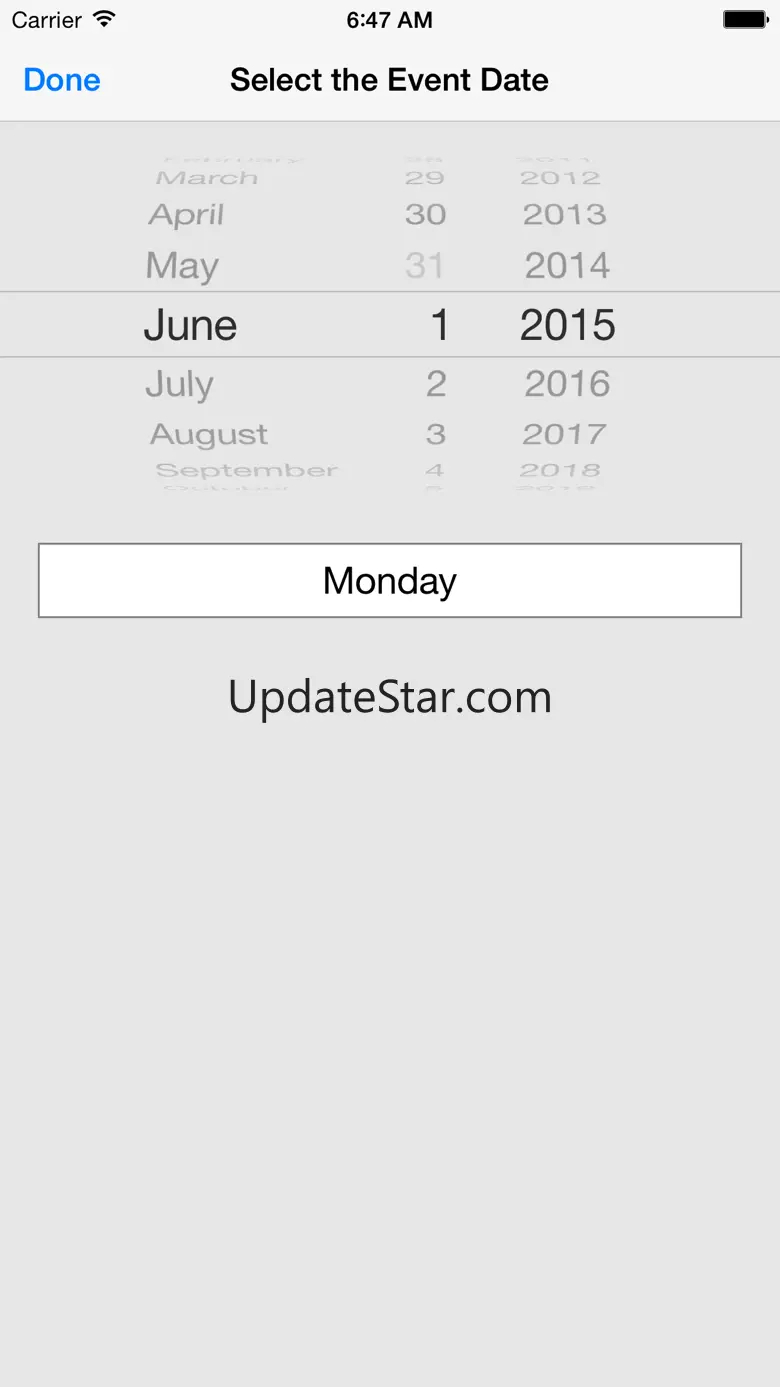 Countdown to an Event 9.5