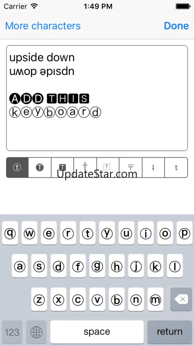Weird fonts - ⓑⓤⓑⓑⓛⓔ ⓕⓞⓝⓣ ⓚⓔⓨⓑⓞⓐⓡⓓ 2.1.2
