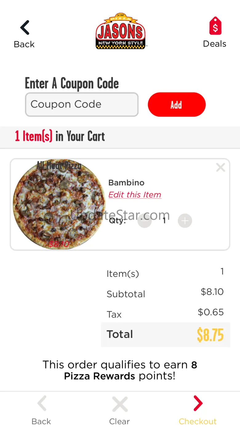 Jason's New York Pizza 4.1.0