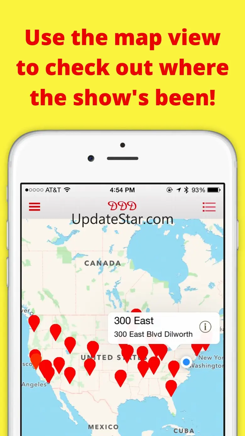 Locator for Diners, Drive-Ins, and Dives 1.1