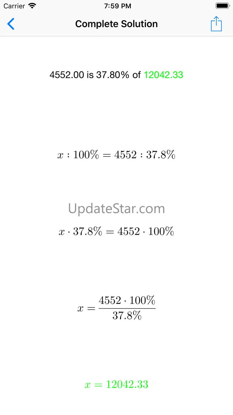 Percentage Solver 3.3