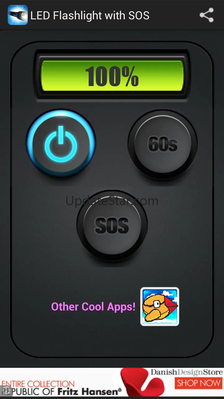 LED Flashlight HD + SOS 1.852