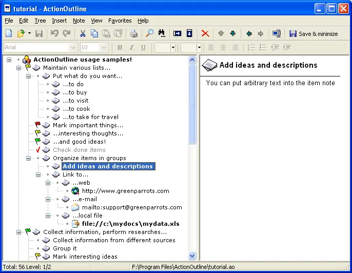 ActionOutline Lite 3.4