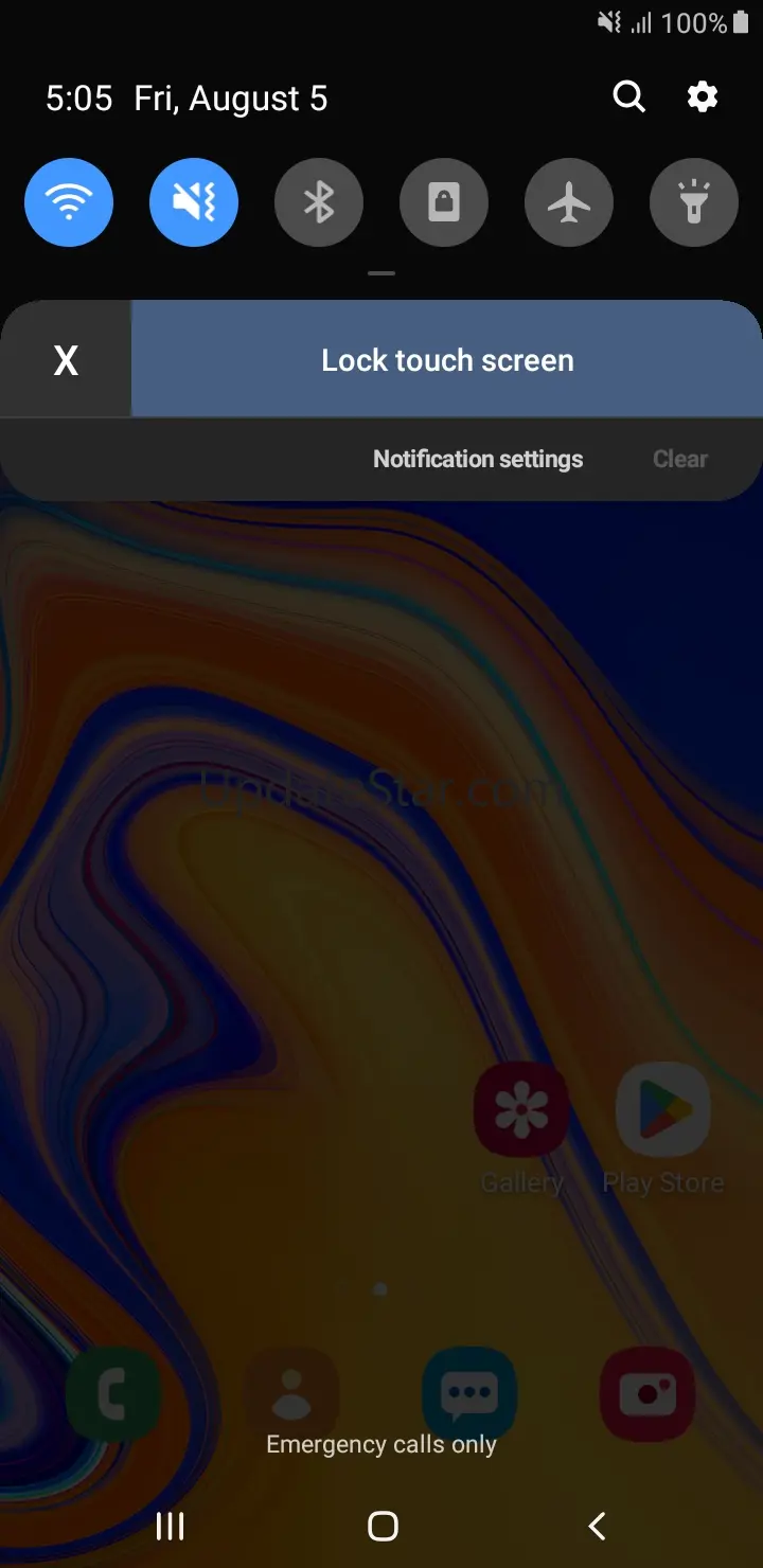 Lock touch screen for video 1.15