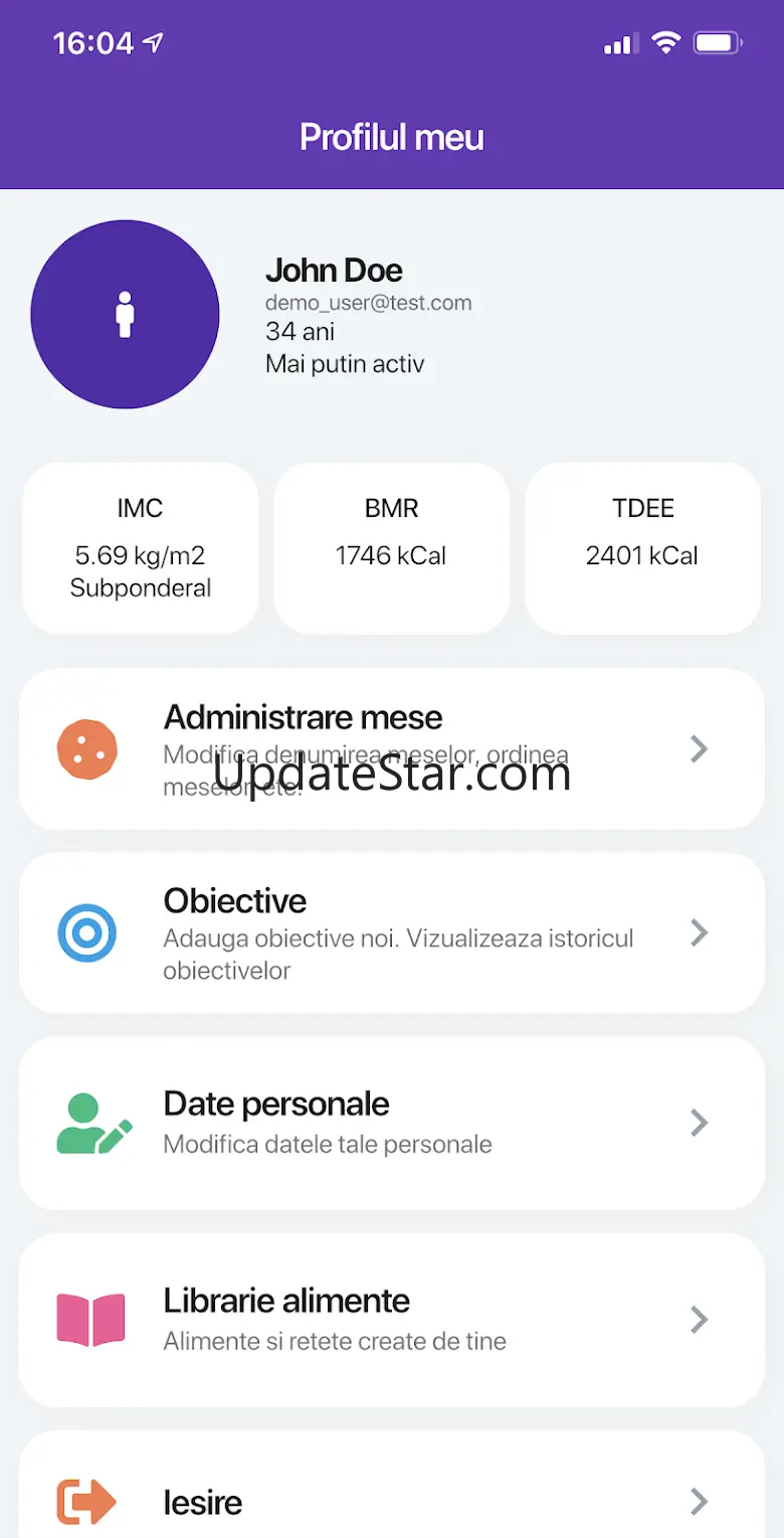Eat & Track - Calculator calor 1.8.3