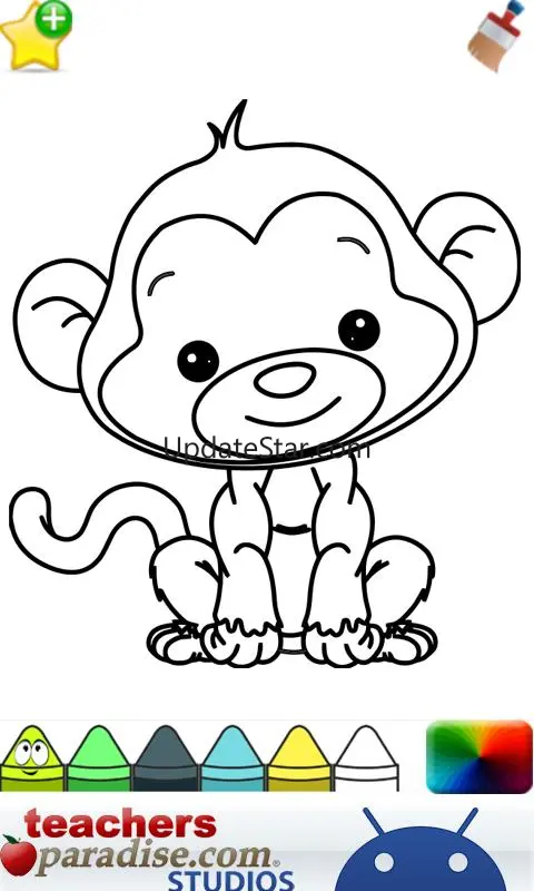 Cute Animals Coloring Book 13