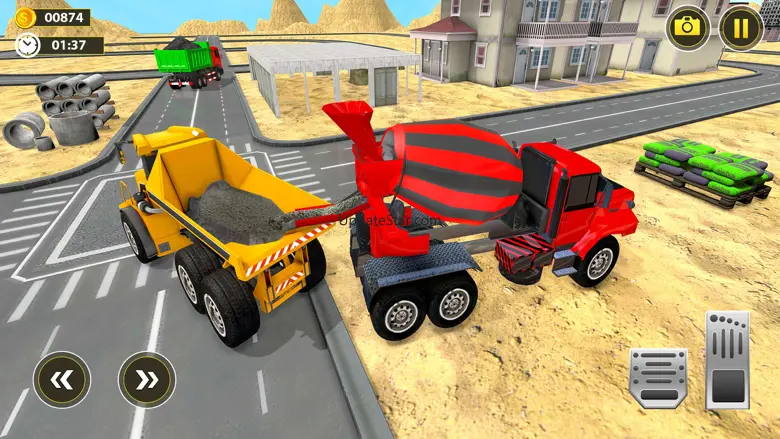Heavy Excavator Dump Truck 3D 1.7