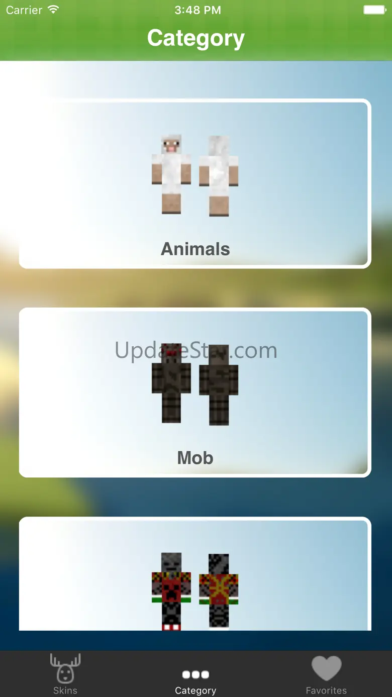 free skins for minecraft-boys girls animals skin 1.0