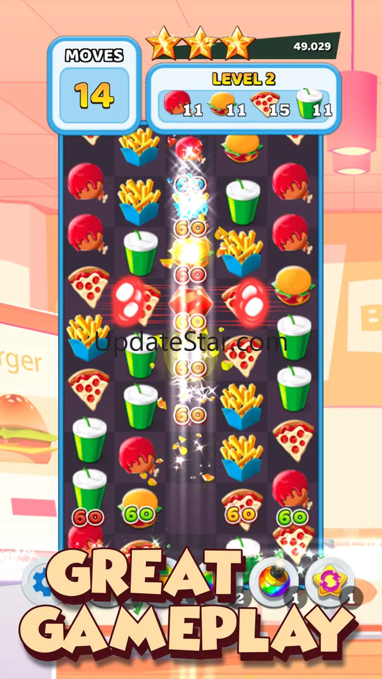 Crush The Burger ! Match 3 3.5