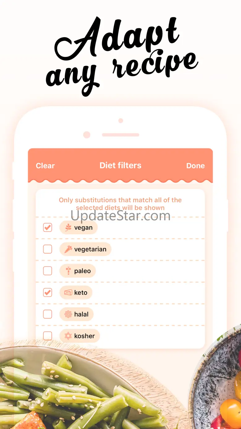 Substitutions | Diet & Allergy 1.4.25