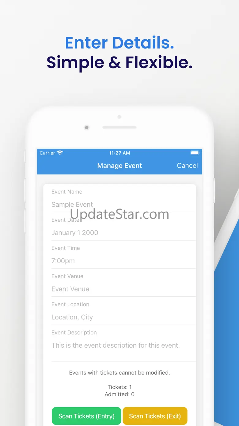 Event Ticket Hero: Create. Run 1.3.1