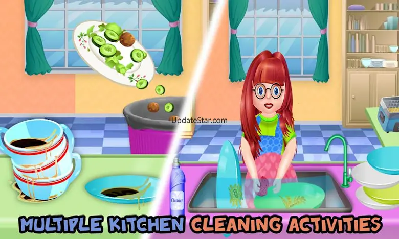 Dish Washing Games Girls Home 1.1.3