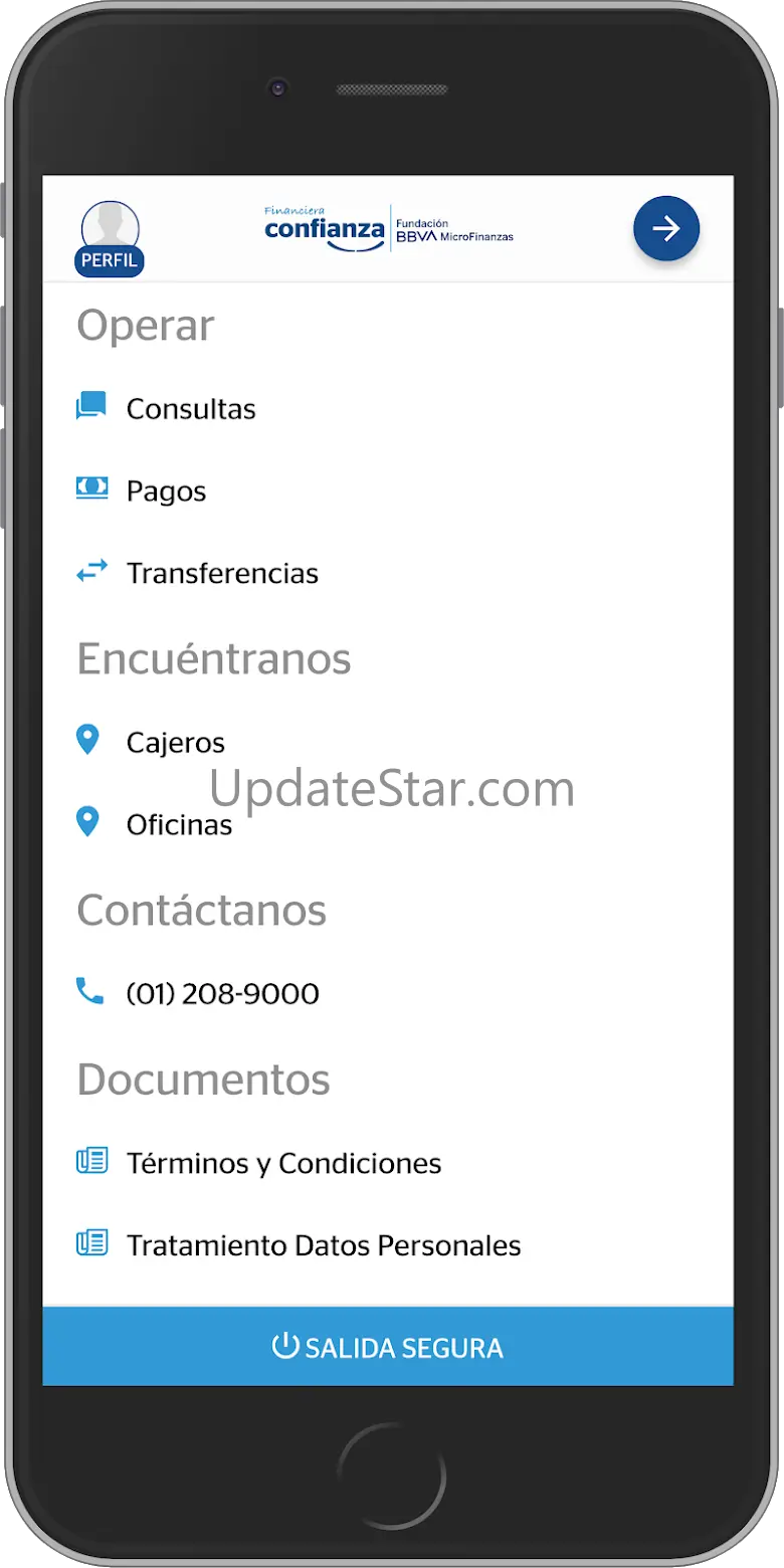 App de Financiera Confianza