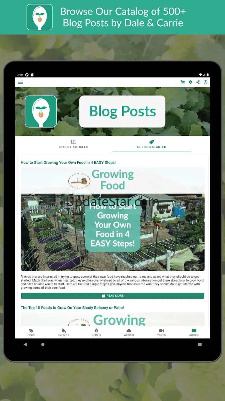 Seed to Spoon - Growing Food 70948