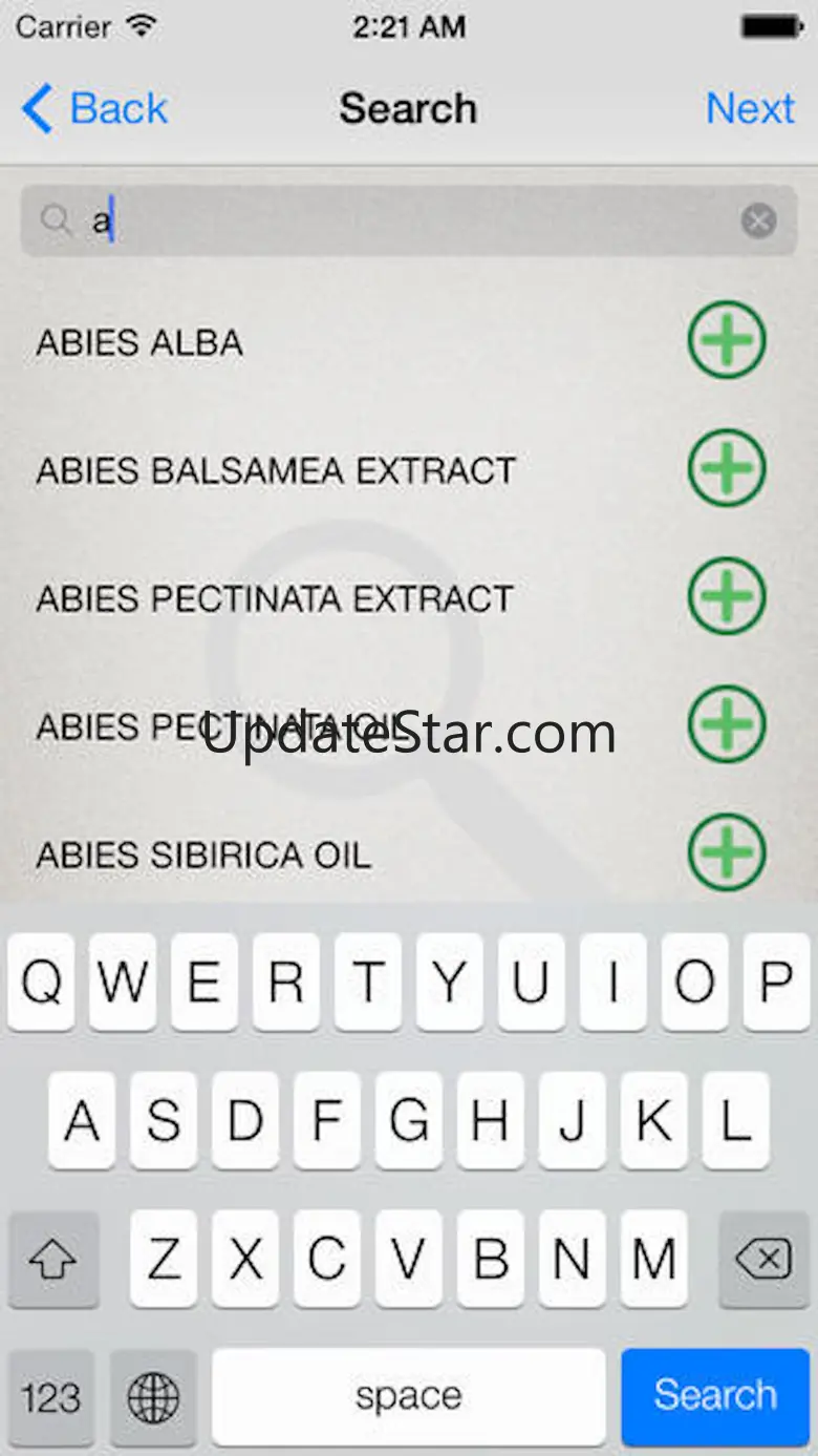 Cosmetic Ingredients Analyser 3.1