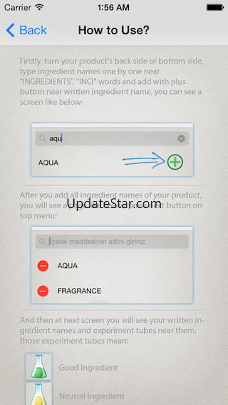 Cosmetic Ingredients Analyser 3.1