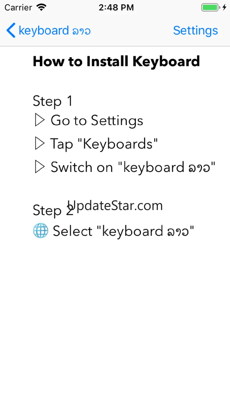 Keyboard Lao 105