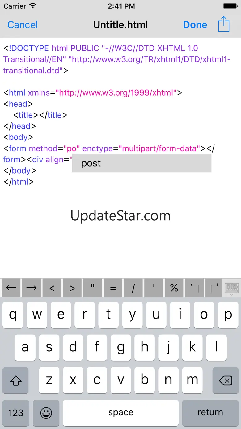HTML & HTML5 Editor 1.4.0