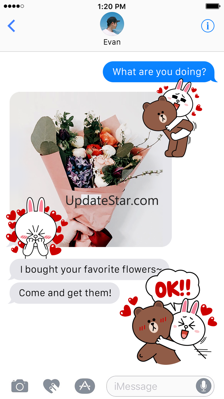 BROWN & CONY Sweet LOVE - LINE FRIENDS 1.0.1