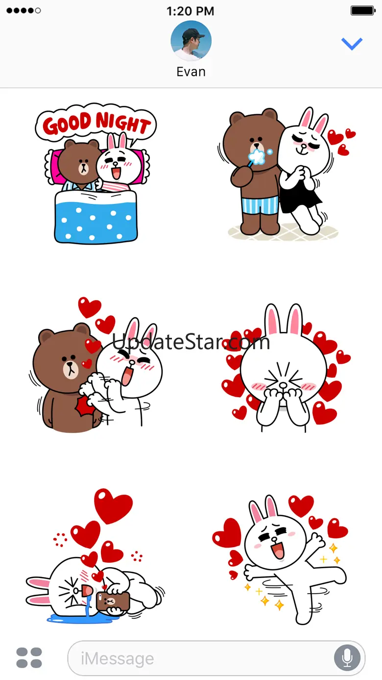 BROWN & CONY Sweet LOVE - LINE FRIENDS 1.0.1