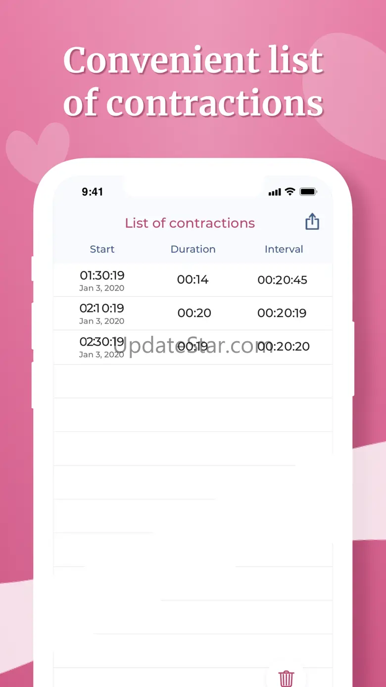 Contraction Timer and Counter 4.12