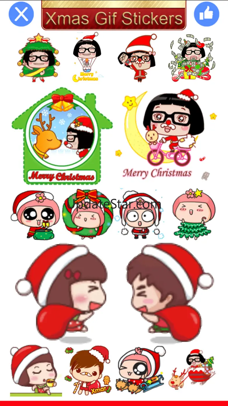 Xmas Gif-Christmas Gif Sticker 1.0