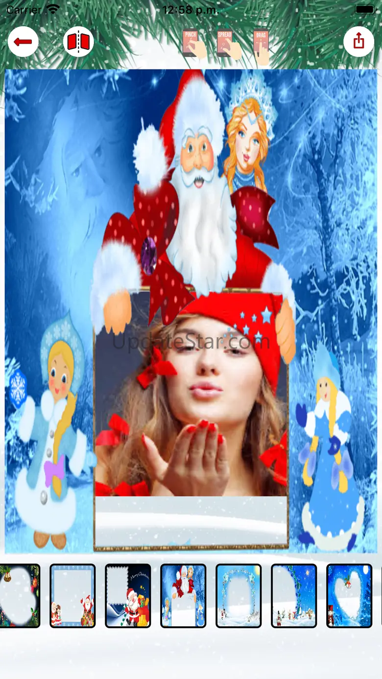 Christmas cards frames 1.1