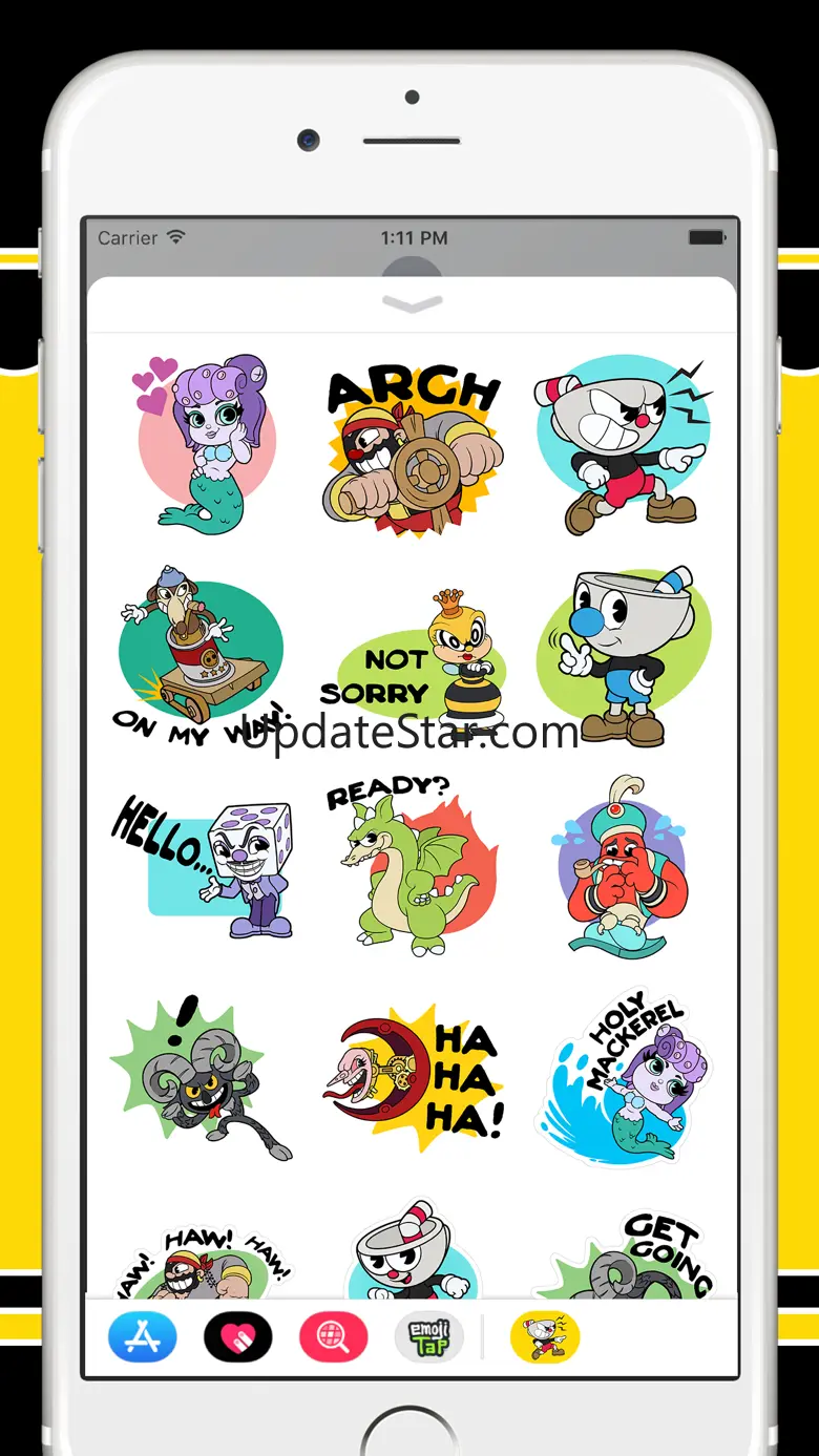 Cuphead Stickers 1.0