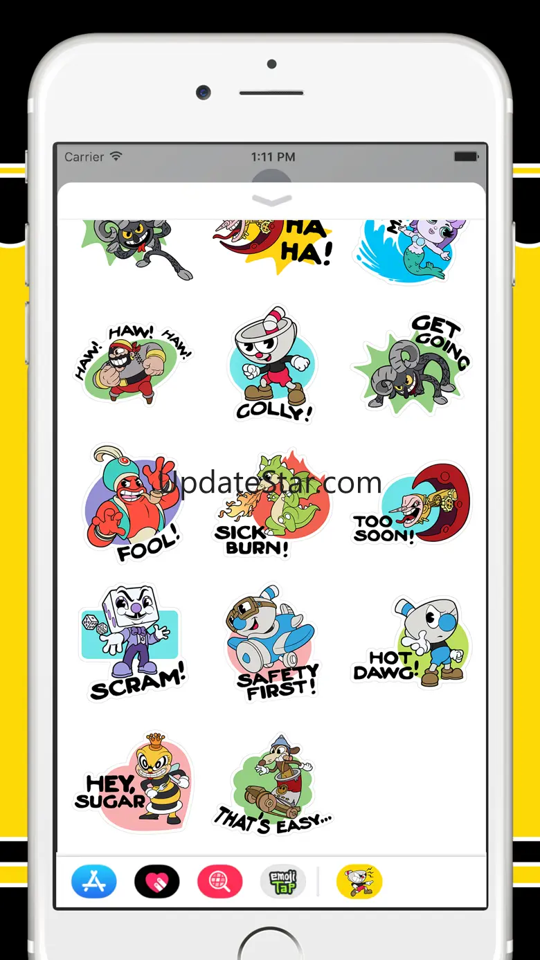 Cuphead Stickers 1.0
