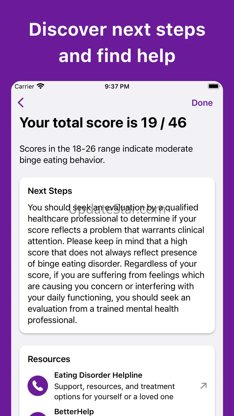 Binge Eating Disorder Test 1.0.1