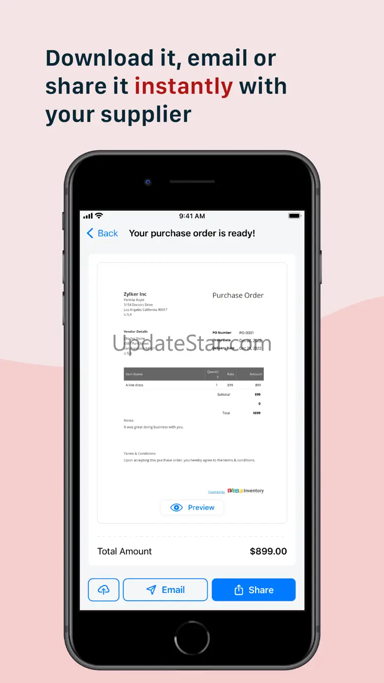 Purchase Order Generator Zoho 2.0