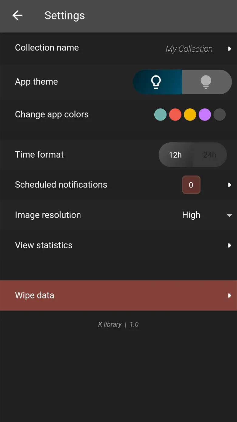 K library 1.2.7