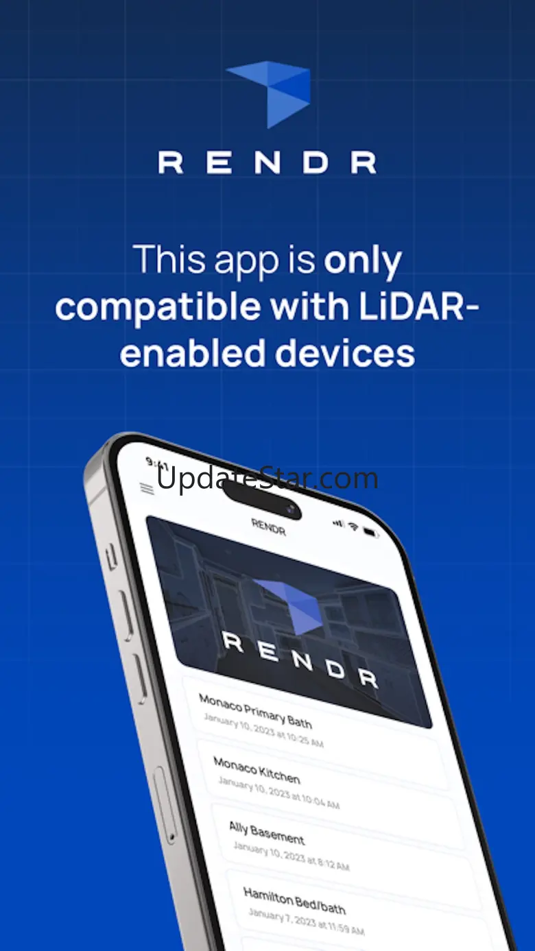 RENDR: Floor plans in seconds 2.0.8