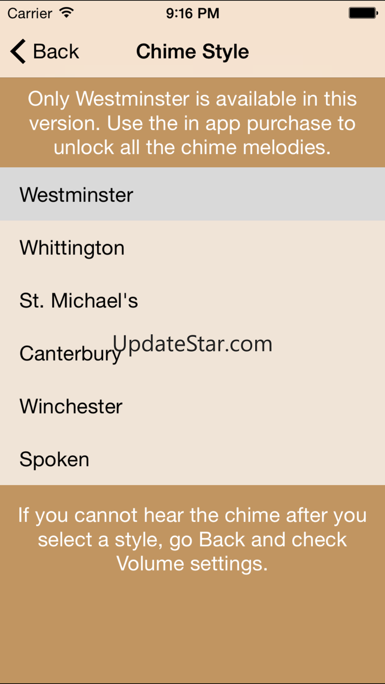 Westminster Chimes Standard 2.6.0