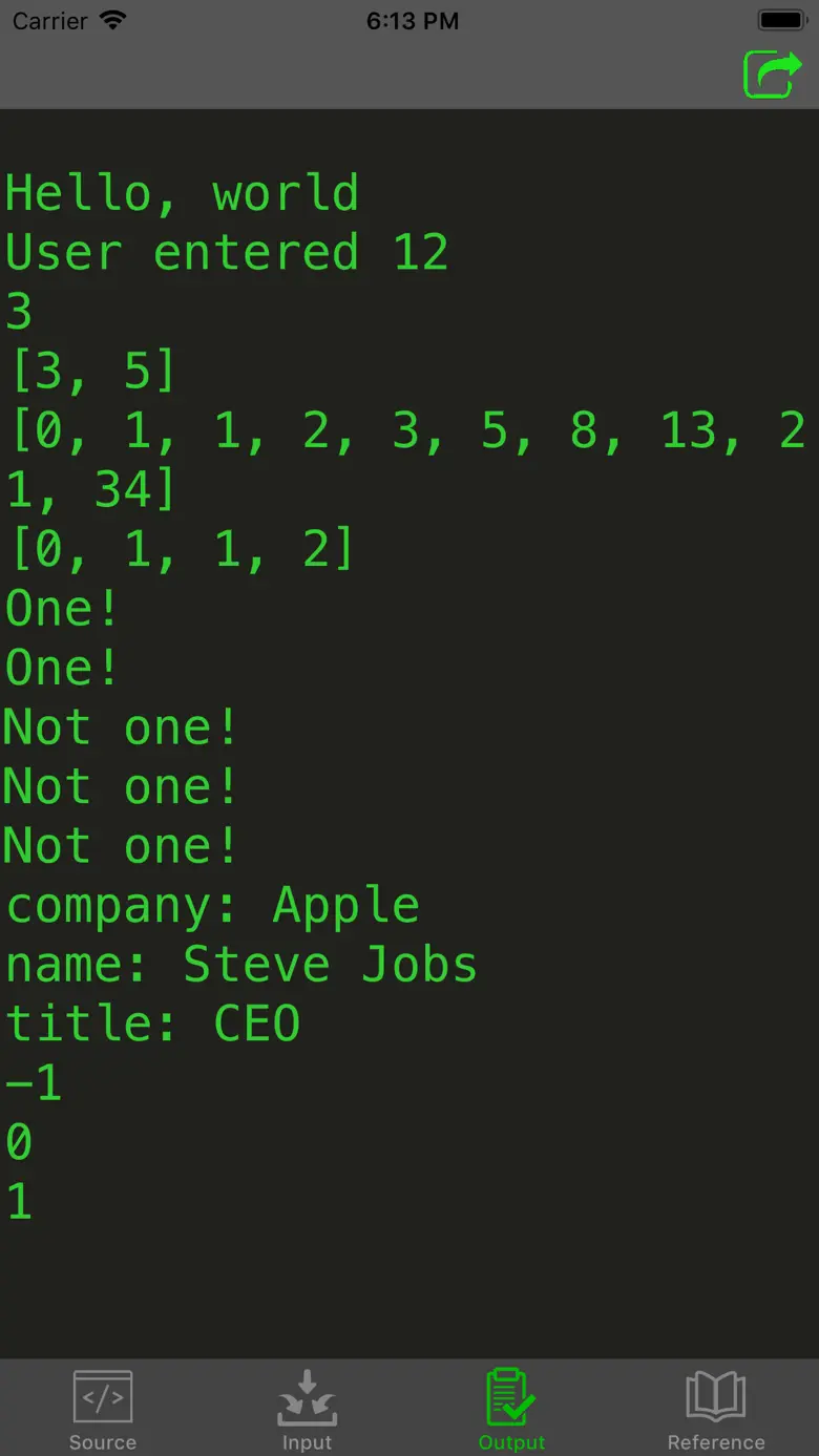 Sedona - Compile Swift Program 3.6