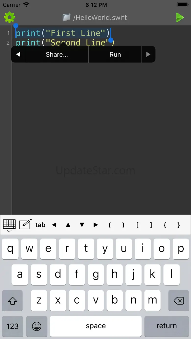 Sedona - Compile Swift Program 3.6