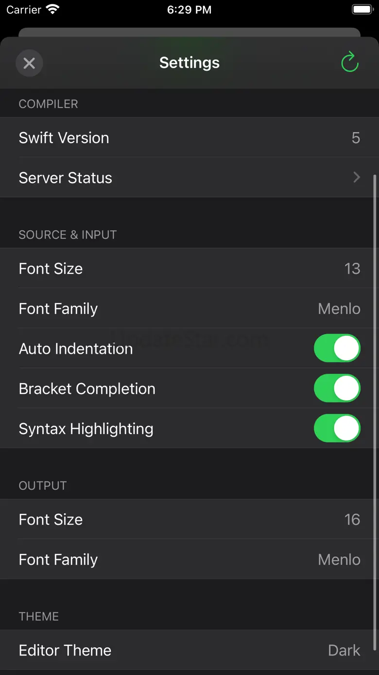 Sedona - Compile Swift Program 3.6