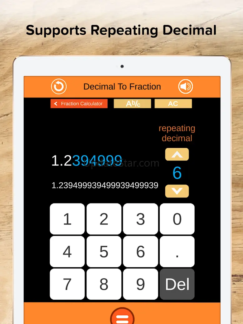 Fraction Calculator + Decimals 2.1.4